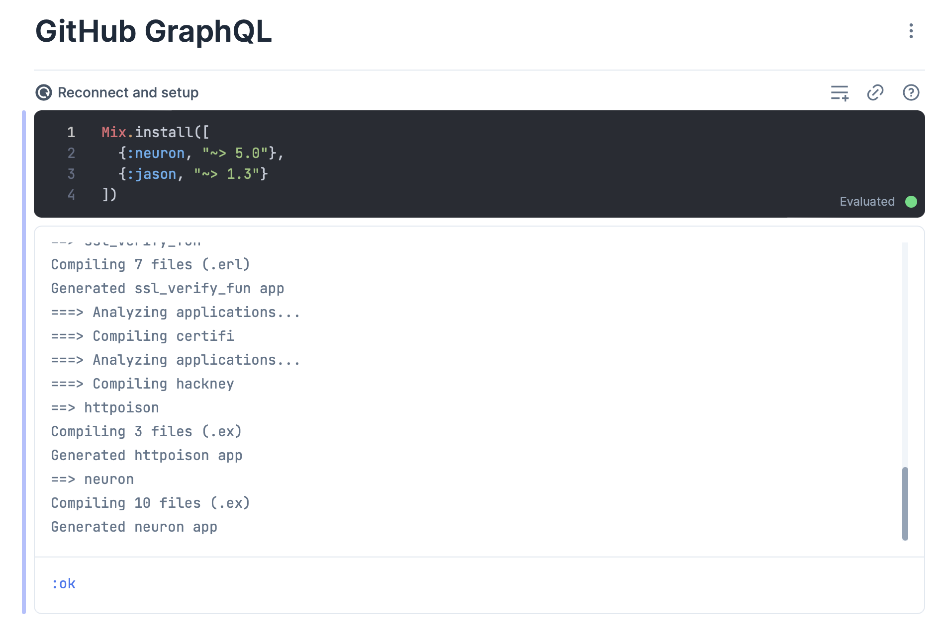 Adding dependencies for GraphQL to our Livebook