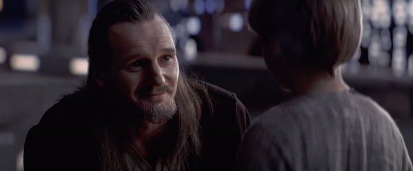 Qui Gon being asked what are midichorians?